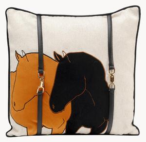 Cuscino in velluto Horse Date