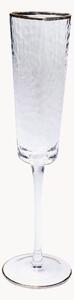 Set di 4 coppe champagne in vetro soffiato Hommage