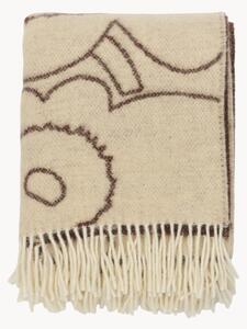 Coperta reversibile con frange Unikko
