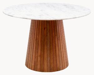 Tavolo rotondo con piano in marmo Grace, Ø 115 cm