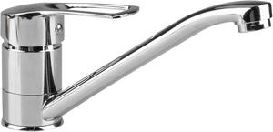 Miscelatore per cucina, girevole a 360°, tubo flessibile da 150 cm, realizzato in ottone e acciaio, adatto per lavelli