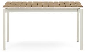 Tavolo outdoor allungabile Canyelles poliestirene e alluminio bianco opaco 140(200) x90cm