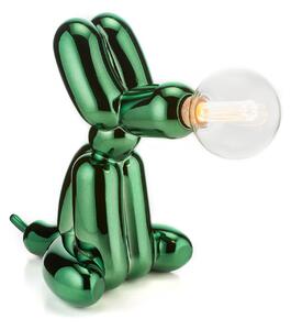 Lampada Cane Palloncino Seduto H. 27 cm - Verde