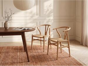 Sedia in Teak e Paglia Naturale - Lotto di 2 - POGIANA