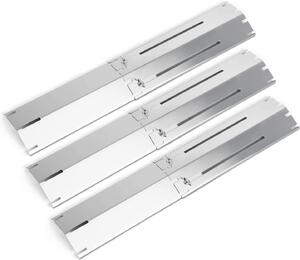 Copertura per bruciatore di barbecue a gas, da 30 a 53 cm, confezione da 3 pezzi, in acciaio inossidabile, per cucine da esterno