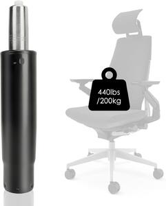 Ammortizzatore a gas da 200 kg, corsa da 350 mm a 400 mm, per sedie da ufficio