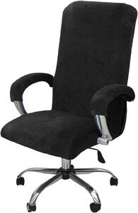 Copertura per sedia da ufficio, nera, elastica, girevole, con rivestimento elasticizzato removibile, ideale per l'ufficio