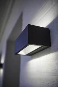 ECO-LIGHT Lutec LED applique da esterno GEMINI 21W 1230lm antracite IP54 3000K