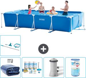 Piscina fuori terra rettangolare - 450x220x84 cm - composta da 6 elementi - modello S40248