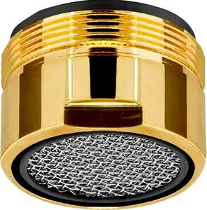 Rubinetto da cucina, a risparmio idrico, color oro, in ottone, per la cucina