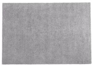 Tappeto Shaggy grigio chiaro 140 x 200 cm moderno tappeto rettangolare trapuntato a Pelo Lungo Beliani