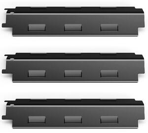 Copertura per bruciatore, dimensioni 37 x 11 x 3,6 cm, confezione da 3 pezzi, in porcellana smaltata, ricambi, per barbecue a gas