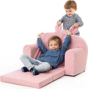 Divano letto per bambini "Palermo" - pieghevole, sicuro e lavabile - con borsa e cuscino 71x35/91x48 cm | PillowPrim
