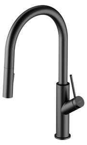Omnires BEND BE6455GR Rubinetto per lavello, grafite