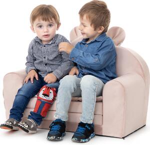 Divano letto per bambini "Palermo" - pieghevole, sicuro e lavabile - con borsa e cuscino 71x35/91x48 cm | PillowPrim