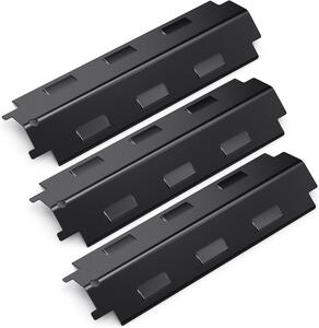 Barre aromatizzanti, dimensioni 37 x 11 x 3,5 cm, confezione da 3 pezzi, in porcellana, per barbecue a gas, adatte per l'uso in giardino