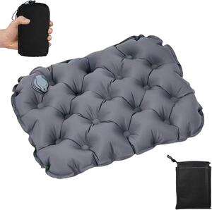 Cuscino gonfiabile, ultraleggero, impermeabile, con tasca, pieghevole, ideale per sedie da ufficio, stadi, concerti