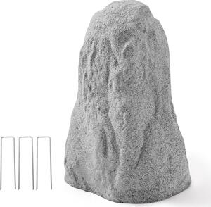 Roccia di copertura - Roccia artificiale di copertura - Aspetto realistico della pietra - Poliresina - Resistente alle intemperie e ai raggi UV - Per scatole di distribuzione, trasformatori, pompe - Dimensioni 35,5 x 39 x 59,5 cm - Grigio
