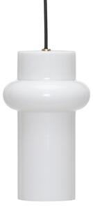 Lampada a sospensione Hübsch, Pilule Up, dimmerabile, Bianco, Soggiorno, Vetro, Scandinavo
