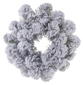 Set 4 Corone Abetone innevata con 28 Tips Ø30 cm