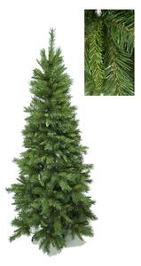 Albero di Natale Artificiale H230 cm Abete Mixed Slim 1227 Tips Verde