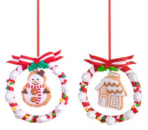 Set 12 Set di 2 Corone Sugar Bread H11 cm