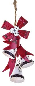 Paserotto Su Campanelle H44,5 cm Rosso/Crema
