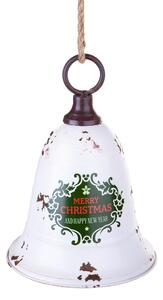 Set 12 Campana in Metallo Classica Ø15 X H20 cm Crema/Verde