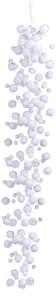 Set 4 Fili Palline Decorative per Albero di Natale Cadenti H120 cm