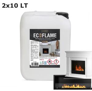 Bioetanolo 2 x 10 lt combustibile ecologico naturale per camini biocamini