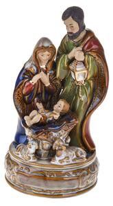 Natività con Carillon H22 cm in Porcellana
