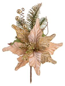 Set 6 Pick Stella con Farfalla H28 cm Oro