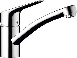 Miscelatore da cucina Hansgrohe, finitura cromata, design moderno