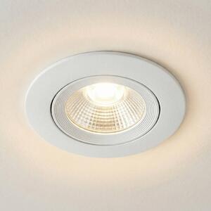 Sigor LED spot da incasso a soffitto Diled, Ø 8,5 cm, 6 W, 3.000 K, bianco dimmerabile, Bianco / Opale, Soggiorno / Sala da pranzo, Alluminio, Moderno