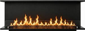 Divina Fire Camino a Bioetanolo da Incasso Trifacciale Biocamino a 3 Lati Aperti 150x50 GIOVE150 TOPLINE - DF1500G