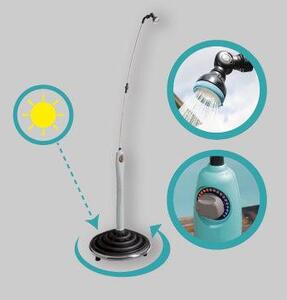 Doccia Da Giardino Solare "Sunny Style" Con Base Serbatoio