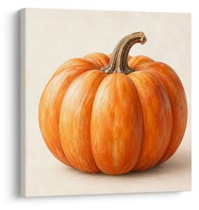 Quadro su tela – Zucca autunnale matura