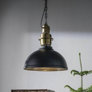 PR Home lampada a sospensione Manchester, nero, Ø 52 cm, metallo