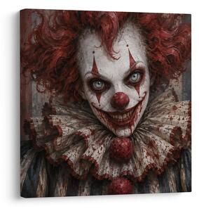Quadro su tela – Clown horror dal sorriso agghiacciante