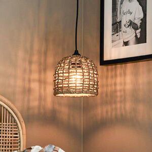 PR Home Lampada a sospensione Cebu, dimmerabile, Legno chiaro, Soggiorno / Sala da pranzo, Legno, Campagna / Rustiche, Lampada a sospensione