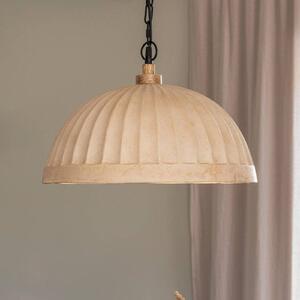 PR Home lampada a sospensione Haley, beige, Ecomix, Ø 43 cm