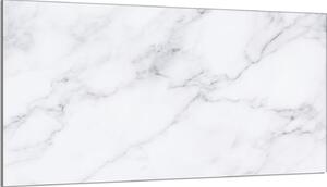 Piastra copripiano cottura 90x52 Piastra copripiano cottura in Vetroceramica alzatina in vetro tagliere decorativo, marmo bianco