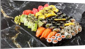 Piastra copripiano cottura 90x52 Piastra copripiano cottura in Vetroceramica alzatina in vetro tagliere decorativo, sushi in marmo