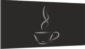 Piastra copripiano cottura 90x52 Piastra copripiano cottura in Vetroceramica alzatina in vetro tagliere decorativo, nero caffè