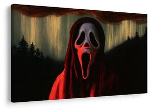 Quadro su tela – Urlo terrificante con cappuccio rosso