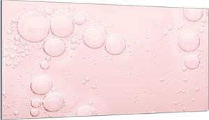Piastra di copertura del piano cottura 90x52 Piastra di copertura del piano cottura in Vetroceramica, tagliere decorativo, rosa gocciola
