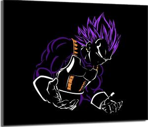 Piastra copriforno 60x52 Coperchio per piano cottura in Vetroceramica Paraspruzzi Piastra in vetro Tagliere decorativo, anime purple