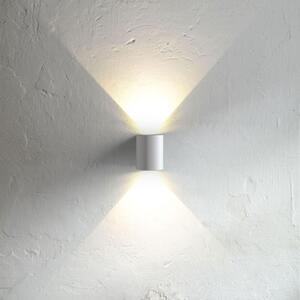 Lampada da parete a LED per esterni NORDLUX Canto 2, variante: 104 x 87 x 100 mm, bianco