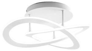 Lampada a soffitto Yara P/G C 50W LED 2400lm 3000K in alluminio bianco e silicone - Gealuce Dimmerabile Taglio Fase+Push