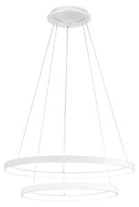 Lampada a Sospensione Krizia S/2 3000K 88W 6300lm in Alluminio Bianco, Design Moderno, Dimmerabile - Gealuce